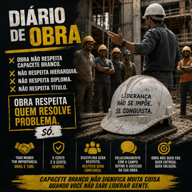OBRA NÃO RESPEITA CAPACETE BRANCO.